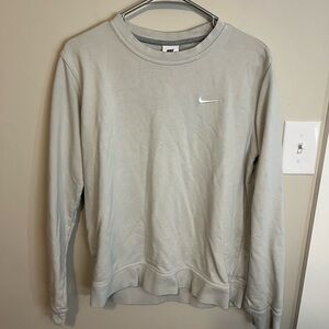 Nike Unisex White Crewneck Sweater
